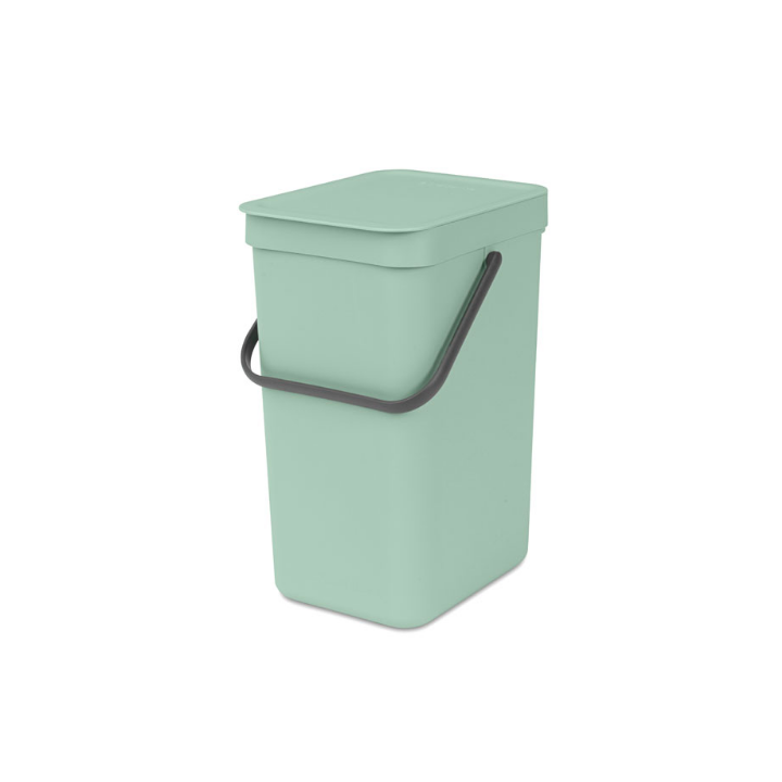 Brabantia, afvalbak sort & go, 12 liter, jade, VB 109744 - 0