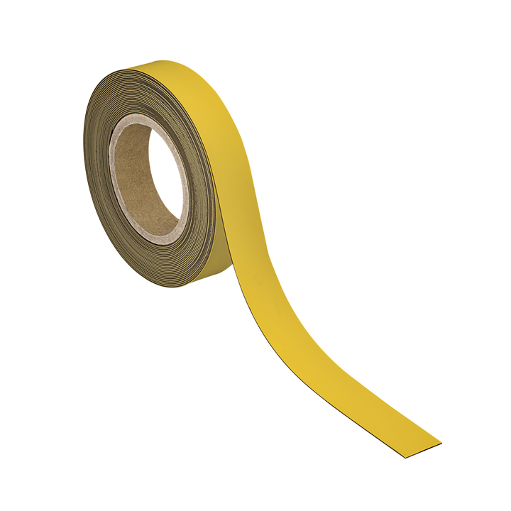 Magneetband maul schrijfbaar 10mx30mmx1mm geel(6524515) - 0