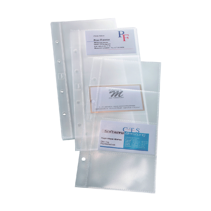 Visitekaarthoes sigel 90x58mm 40kaarten(si-vz350) - 0