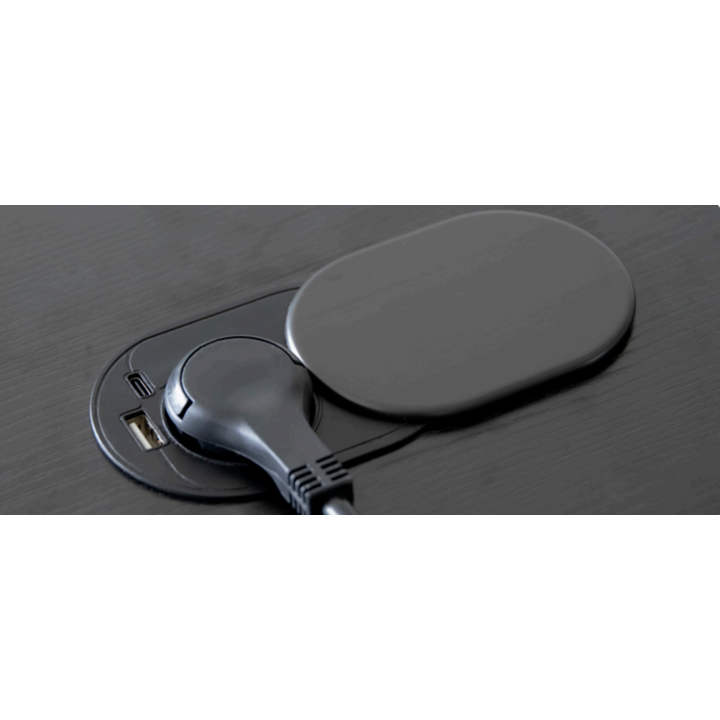 Filex, Slide Power-Spot, USB A+C (30W), zwart - 0