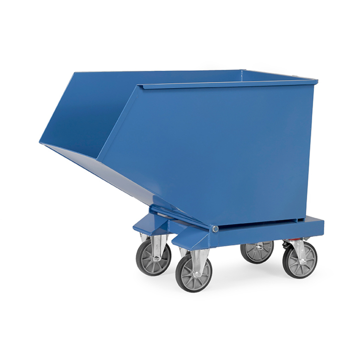 Afvalbak, 1374x730x1072 mm 450 liter Draagverm. 750kg - 0