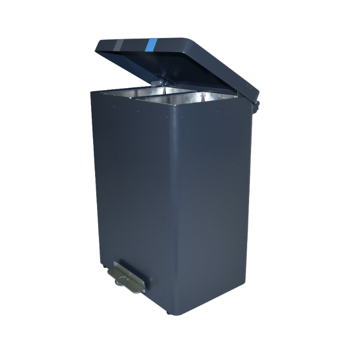 Recyclokick, afvalscheidingsbak, 2x34 liter, VB 191406 - 0