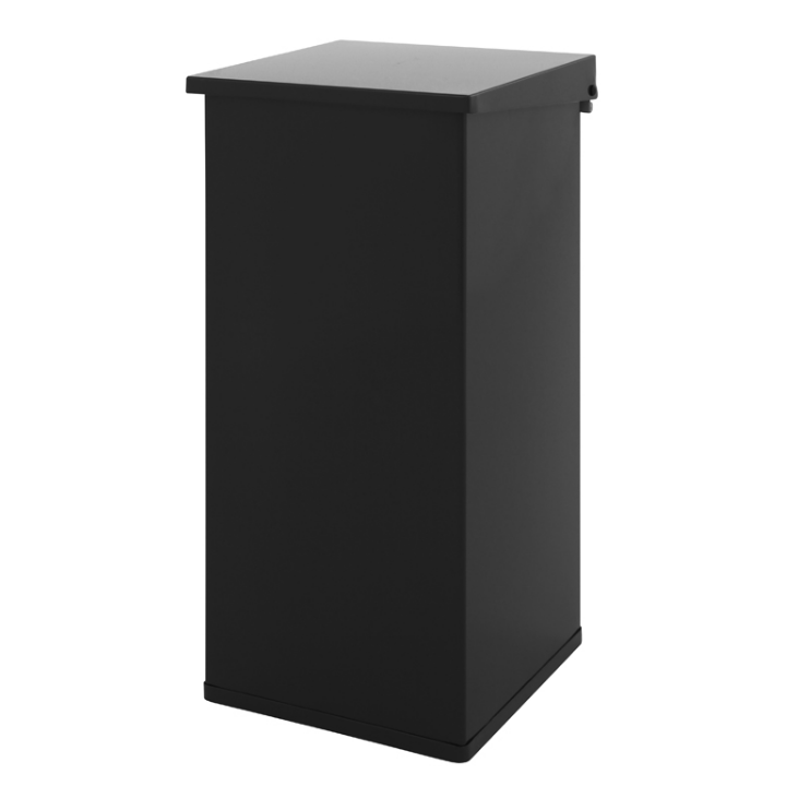 Carro-Lift, afvalbak met demper, 110 liter, zwart, VB 709809 - 0