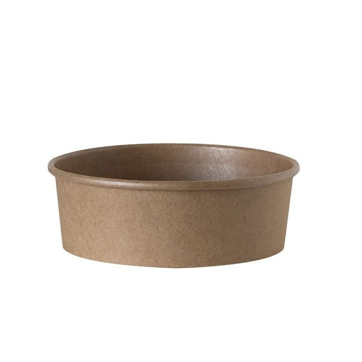 Kraft saladeschaal, PE coating, 750ml, 149mm (300 stuks) - 0