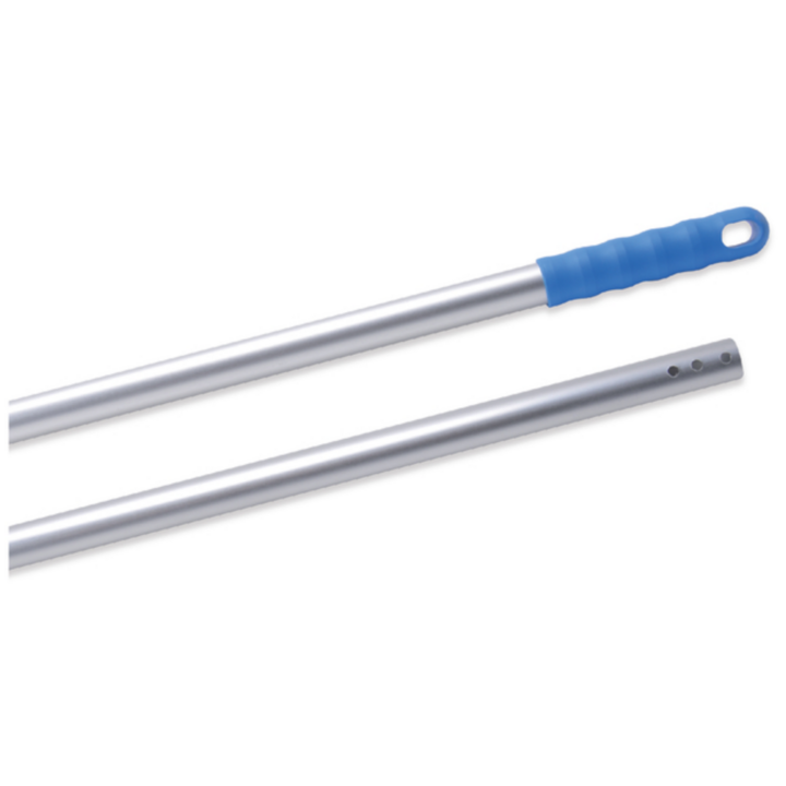 Aluminium mopsteel, zonder schroefdraad 150cm, blauw, 05189 (1 stuk) - 0