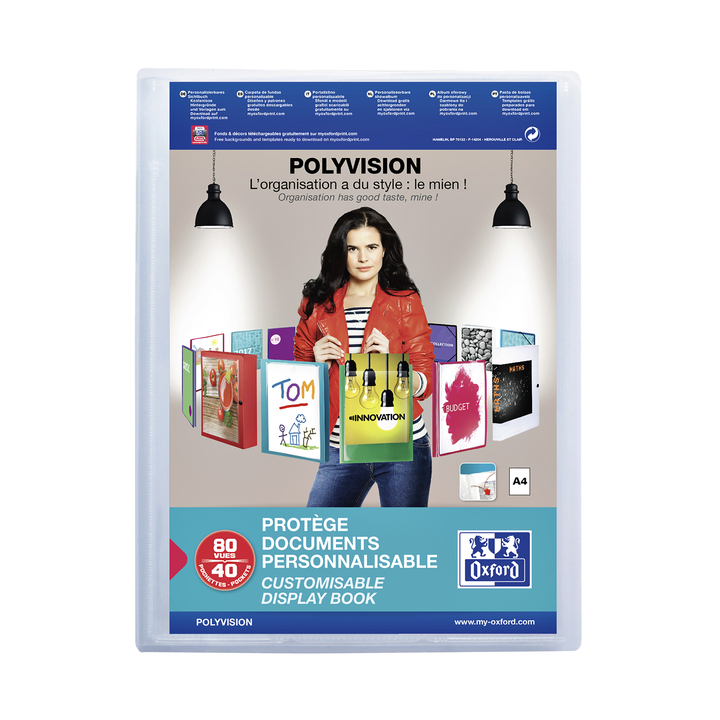 Showalbum elba polyvision 40 tas transparant(058034-17) - 0