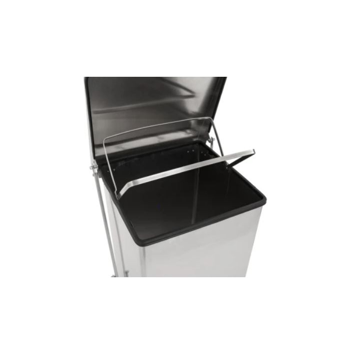 Industriële Pedaalemmer | HACCP | 90 Liter | Mat RVS | VB 058129 - 1