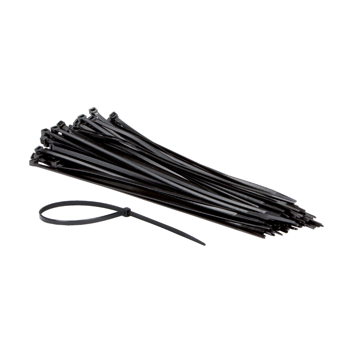 Inbindstrips iezzy nylon 4,8x300mm ø81mm zwart(46102) - 0