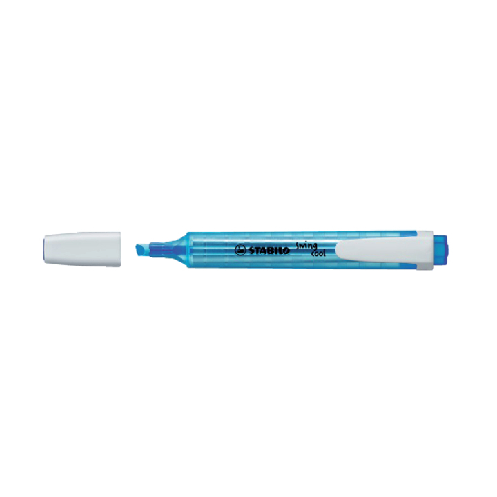 Markeerstift stabilo swing cool 1-4mm blauw - 0