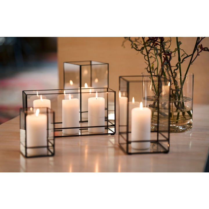 Duni | LED-lamphouder | 350x120x170mm | Kandelaar Capella Black | 206442 (2 stuks) - 1