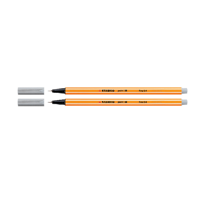Fineliner stabilo point 88 lichtgrijs - 0