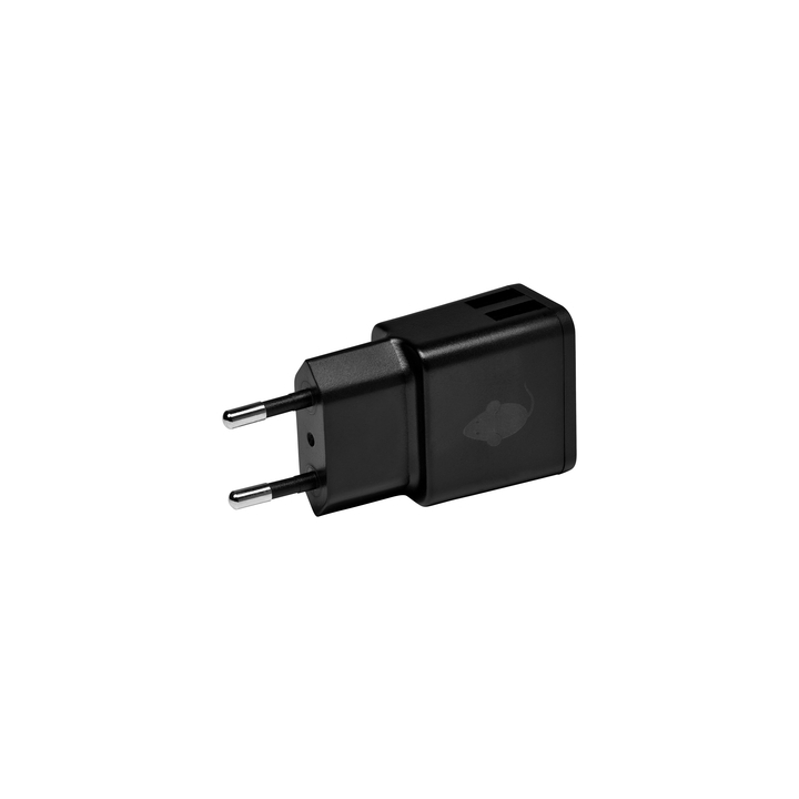 Oplader greenmouse usb-a 2x 2.4a zwart(46956583) - 0