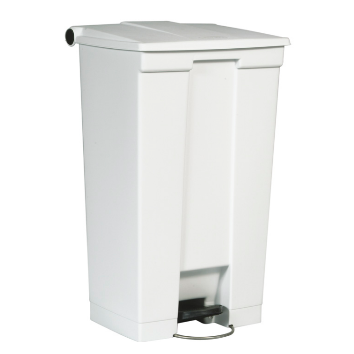 Rubbermaid Step-On, pedaalemmer, 87 liter, wit, VB 006146 - 0