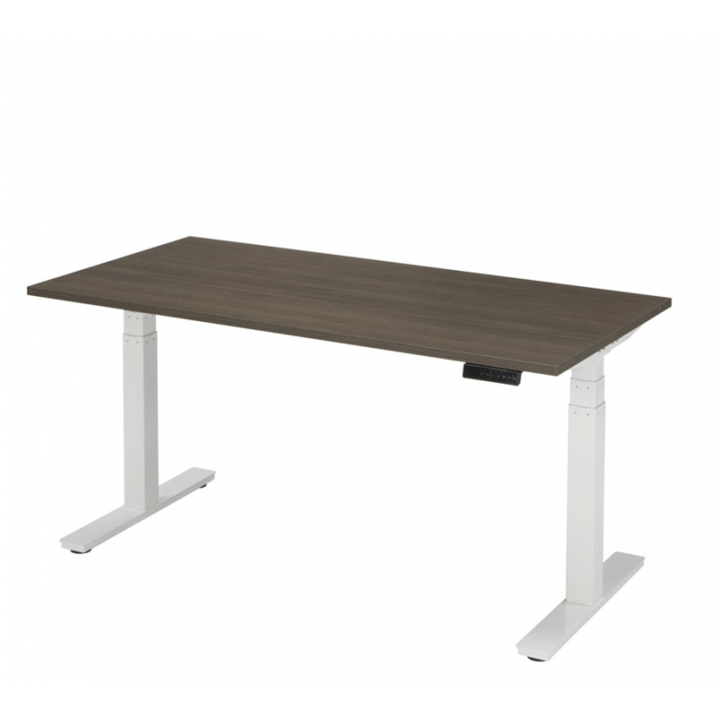 Melamine blad 25mm 120x80cm, kleur antraciet eiken  - AE - 0