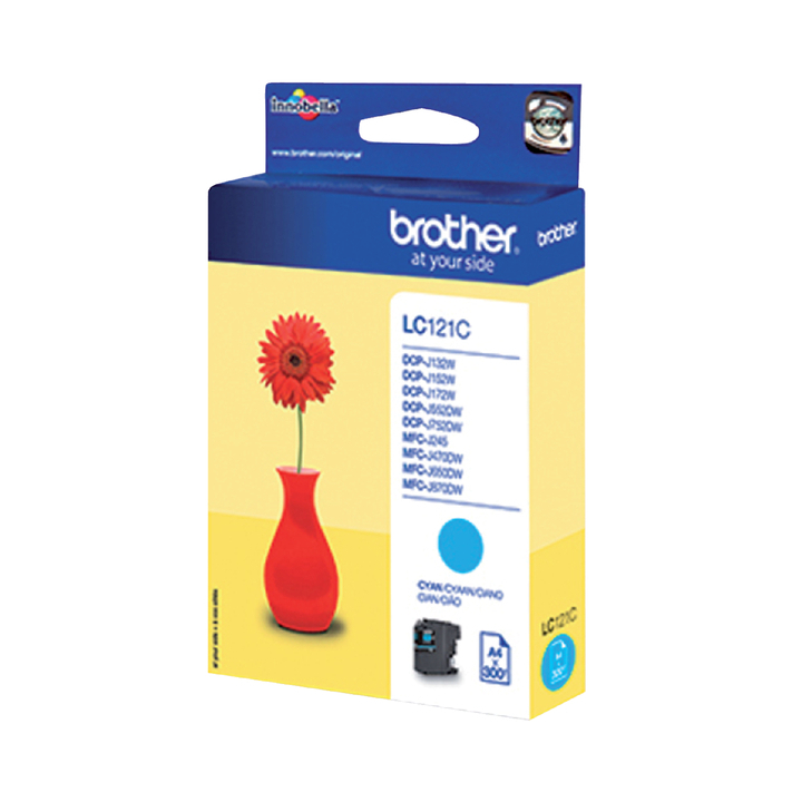 Inkcartridge brother lc-121 blauw(lc-121c) - 0