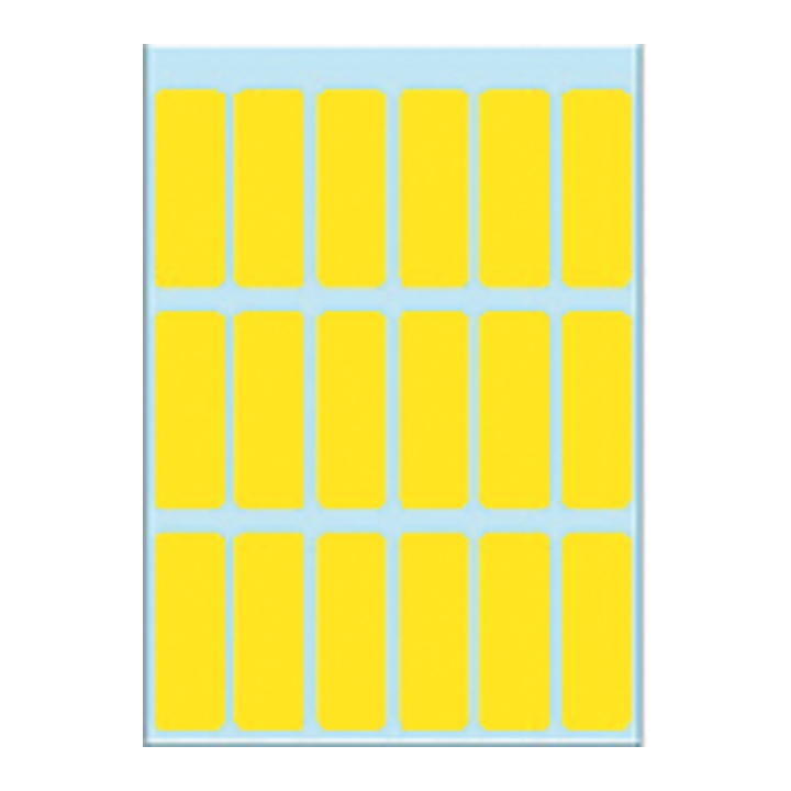 Etiket herma 3651 12x34mm 90st geel - 0