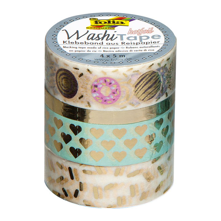 Washi tape folia hotfoil goud(26431) - 0