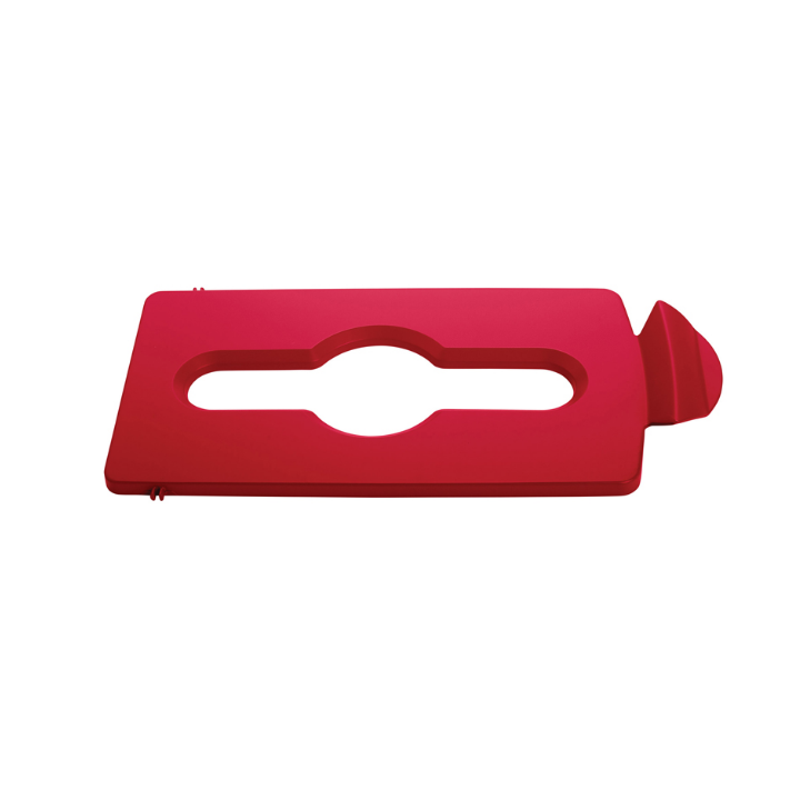 Slim Jim | Mixed Recycling Deksel | Rood | VB 237788 - 0