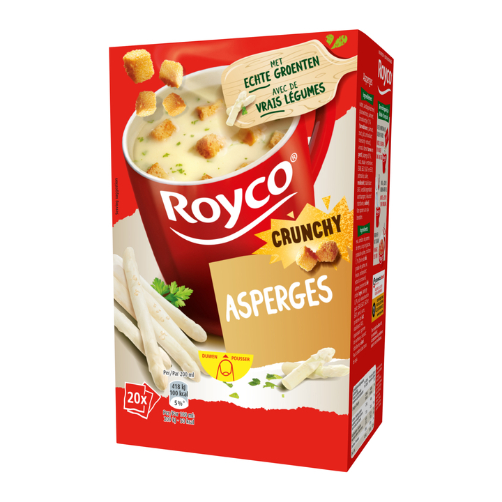 Soep royco crunchy asperges 20 zakjes(534066) - 0