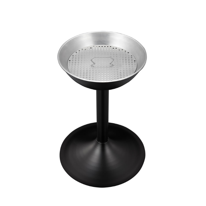 Zandasbak, Ø410x720 mm, zwart, VB 100000 - 1