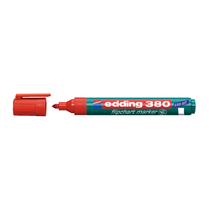 Viltstift edding 380 flipover rond 2mm rood - 0