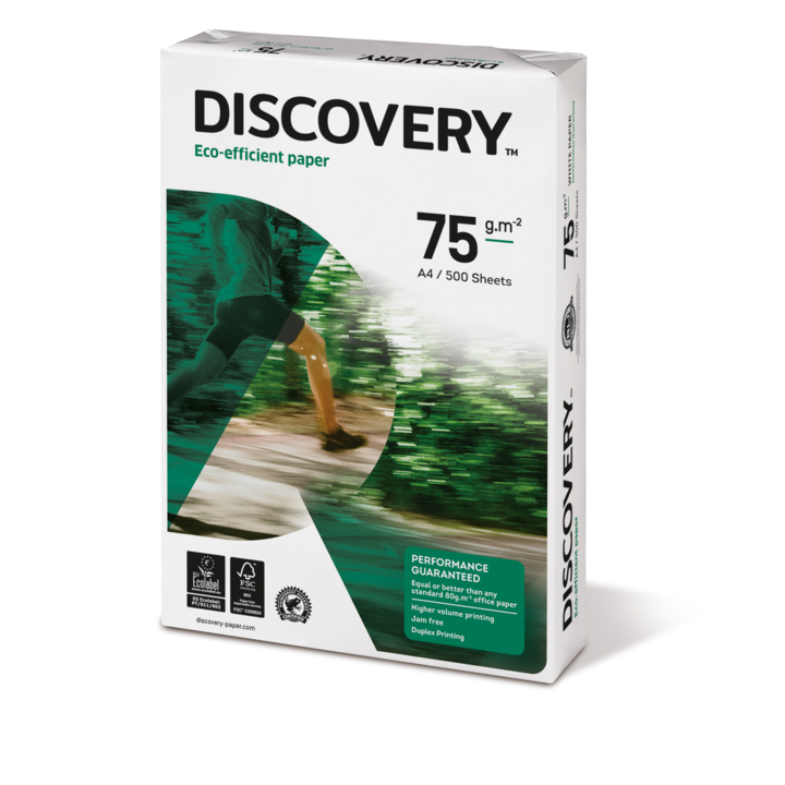 Discovery, A4, 75 grams, kopieerpapier, wit (500 vel) - 0