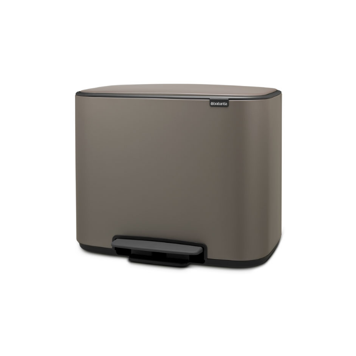 Brabantia, pedaalemmer, 11+23 liter, platinum, VB 121203 - 0