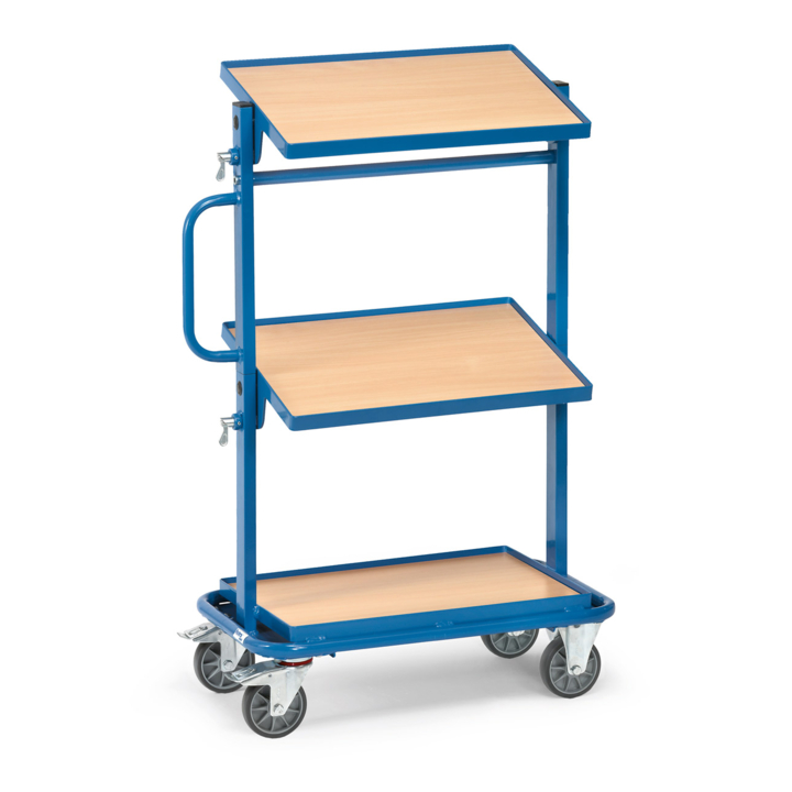 Bijzetwagen met legbord, 600x400mm Draagverm. 200kg - 0