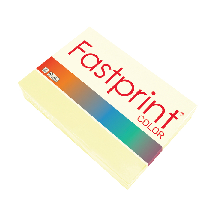 Kopieerpapier fastprint a4 80gr vanille(120256) - 0