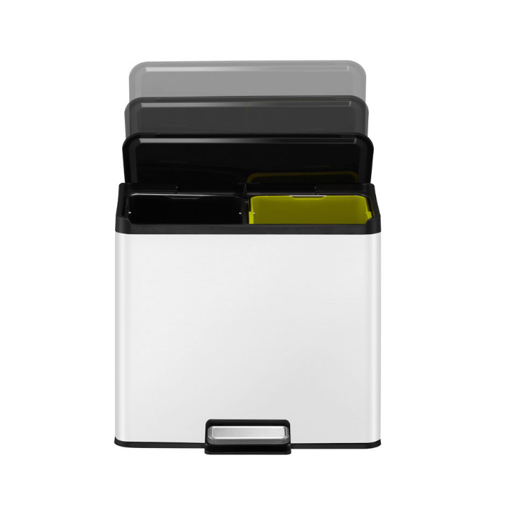Essential EKO, pedaalemmer, 2x15 liter, wit, VB 822863 - 1