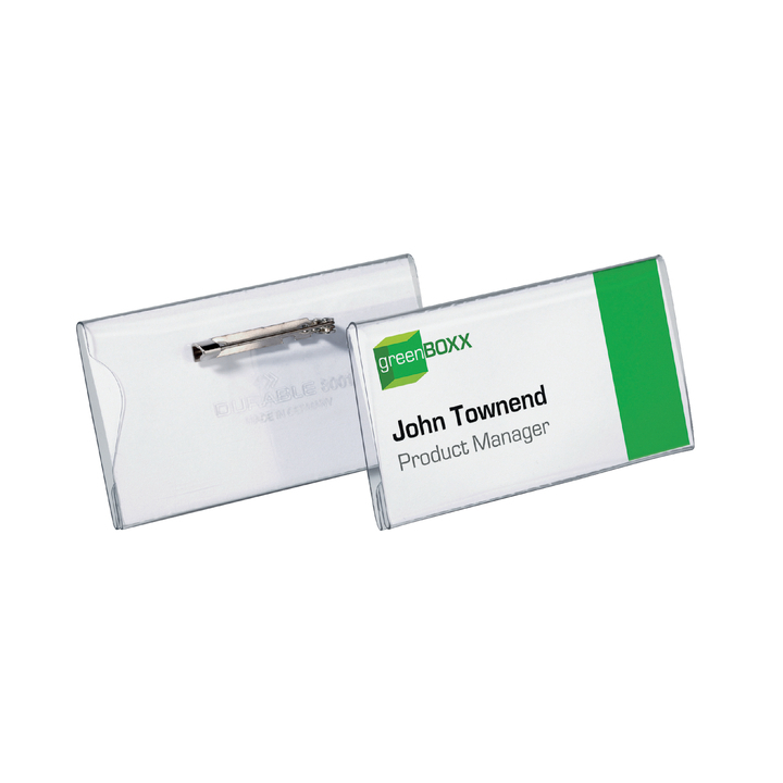 Badge durable 8001 met speld 40x75mm - 0