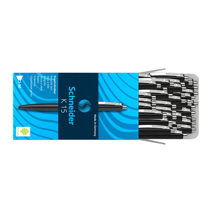 Balpen schneider k15 zwart - 0