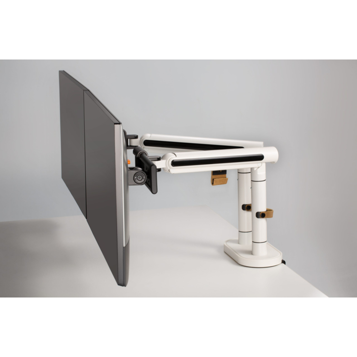 Smartview, monitorarm dubbel, wit, 809142 - 2