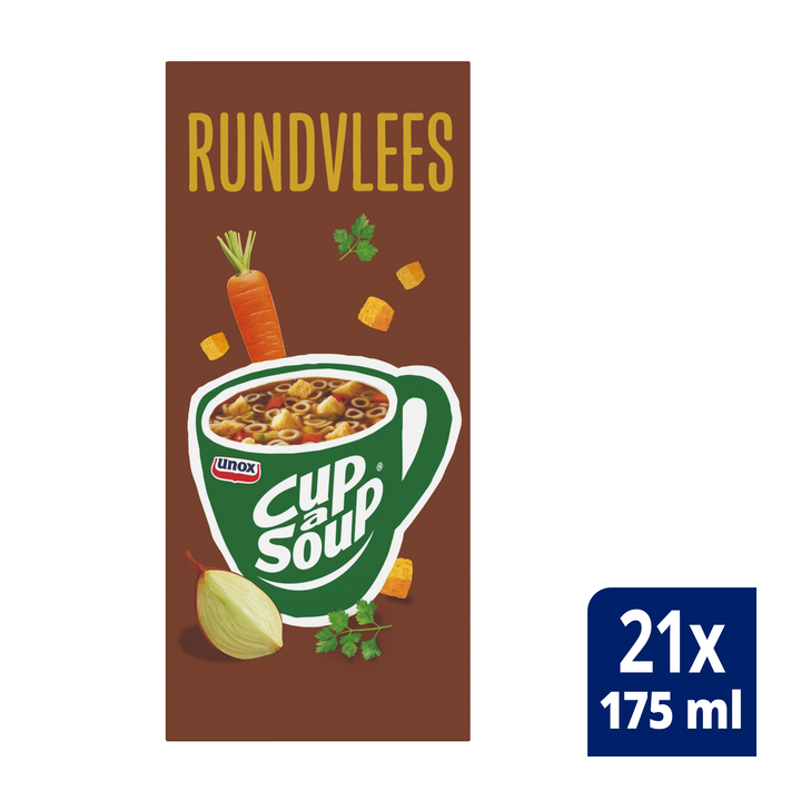 Cup-a-Soup, soep, 175ml, rundvlees (21 zakjes) - 0