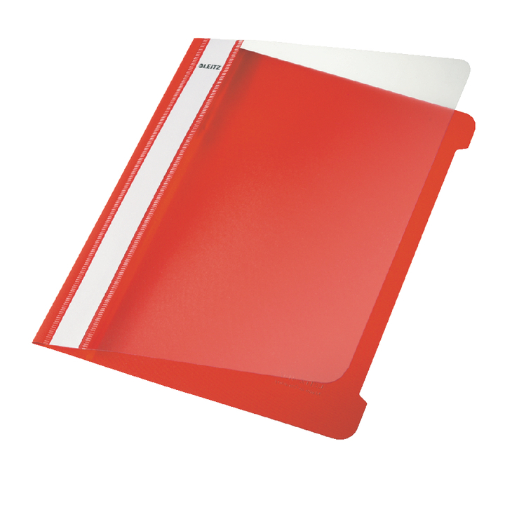 Snelhechter leitz 4197 a5 pvc rood - 0