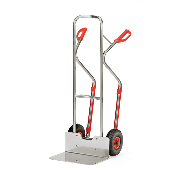 Aluminium steekwagen met glijstrippen, 300x480mm - 0
