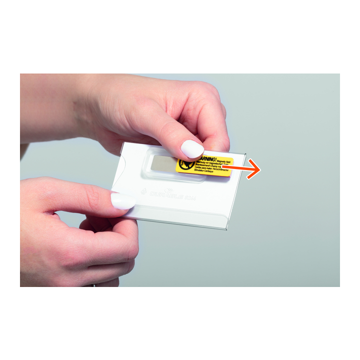 Badge Durable | met magneet | 54x90mm | 25 stuks (824419) - 1