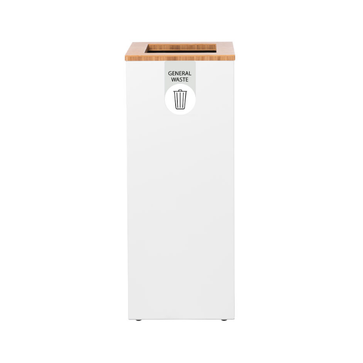 Lune Paxa Medium, modulaire afvalscheidingsbak, 34 liter, wit, VB 730865 | restafval - 0