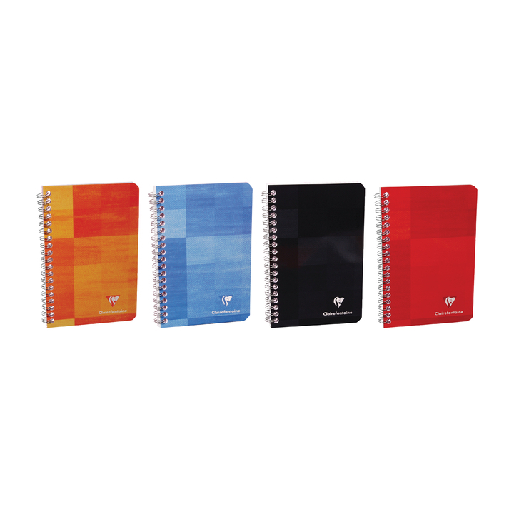 Notitieboek clairef matris spiraal lijn 75x120mm - 0