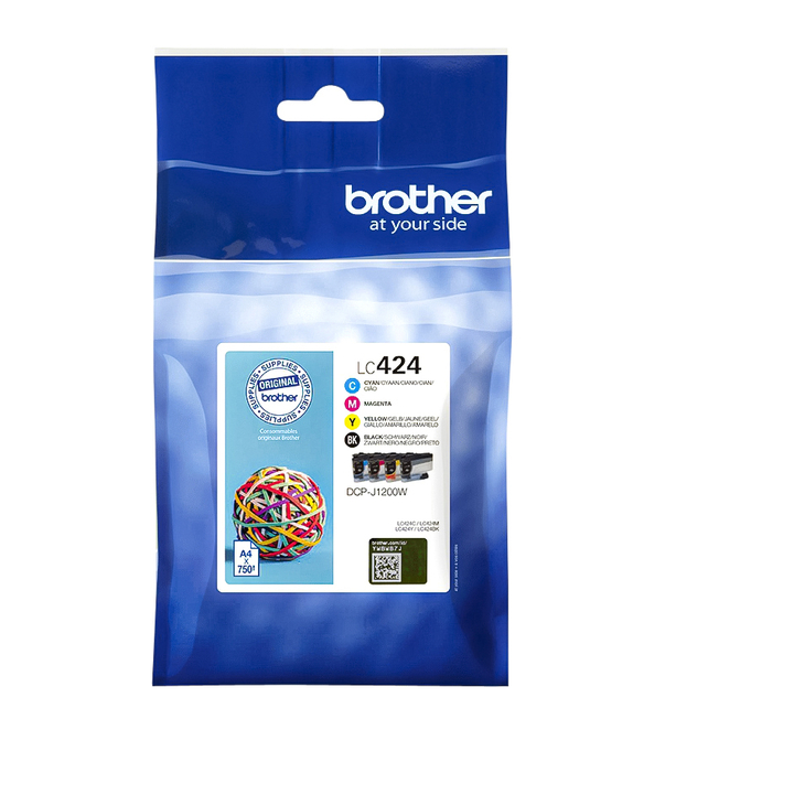 Inkcartridge brother lc-424 zwart 3 kleuren(lc-424val) - 0