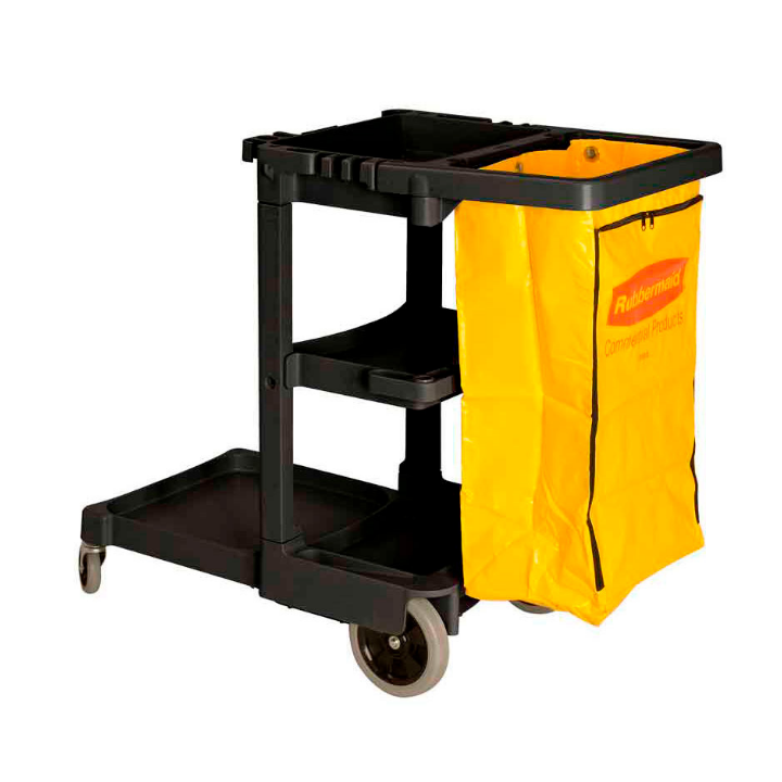 Rubbermaid, schoonmaakkar, zwart, VB 006173-01 - 0