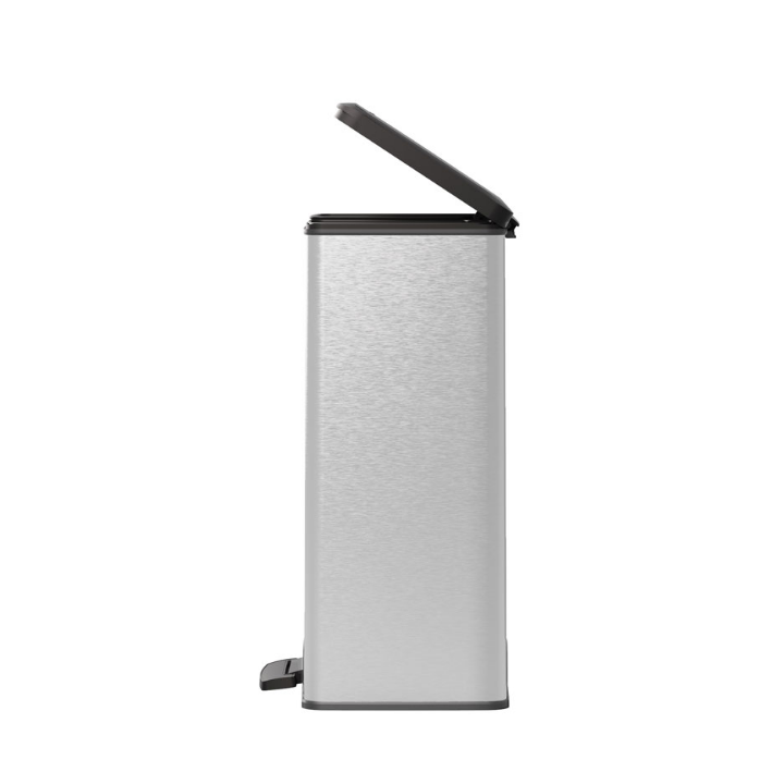 Decobin, pedaalemmer, 65 liter, zilver/zwart, VB 128026 - 1