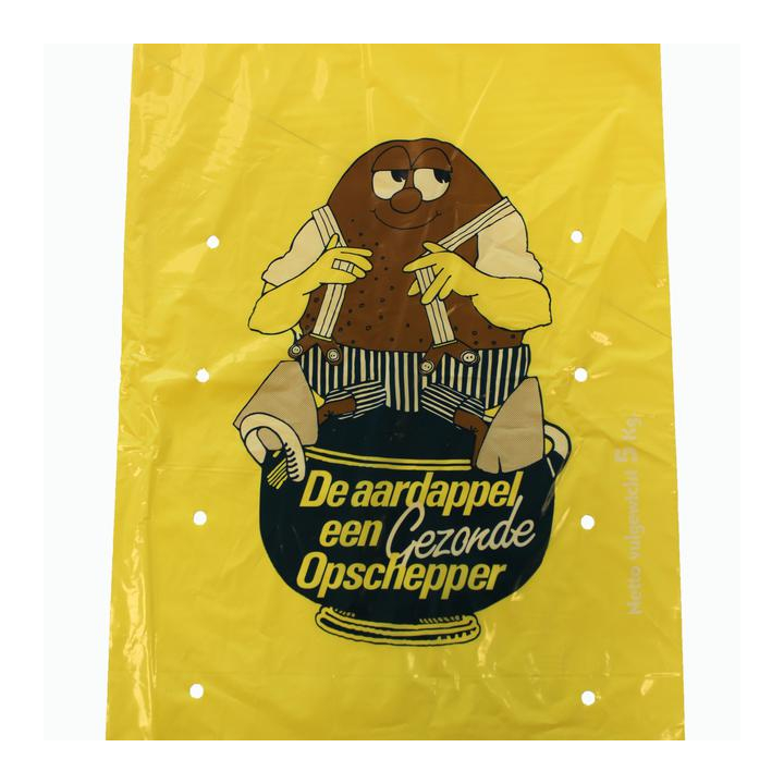 Aardappelzakken 5kg, LDPE, neutraal geel (1000 stuks) - 0