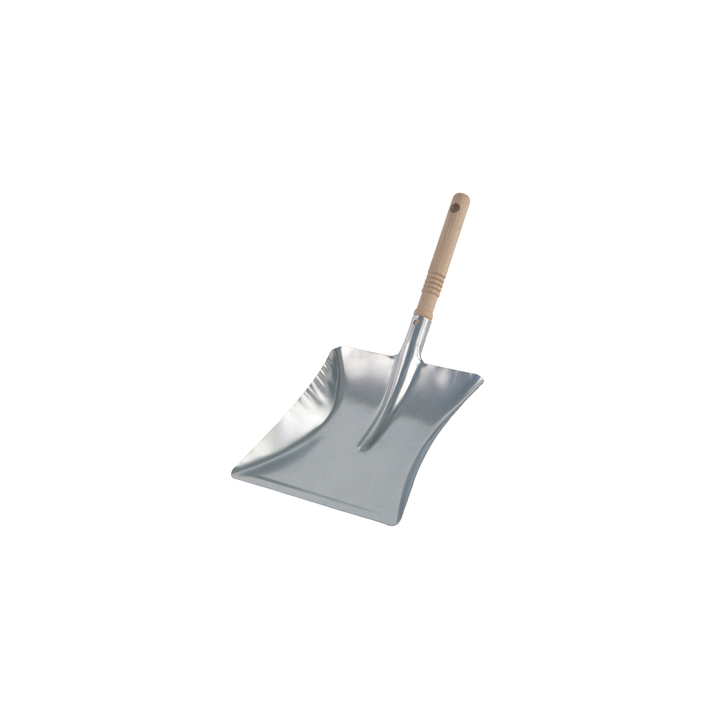 Cleaninq, stofblik, 23x21cm, verzinkt metaal met houten steel, 512550 (1 stuk) - 0