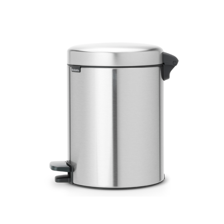 Brabantia, pedaalemmer, 5 liter, mat RVS FPP, VB 112102 - 1