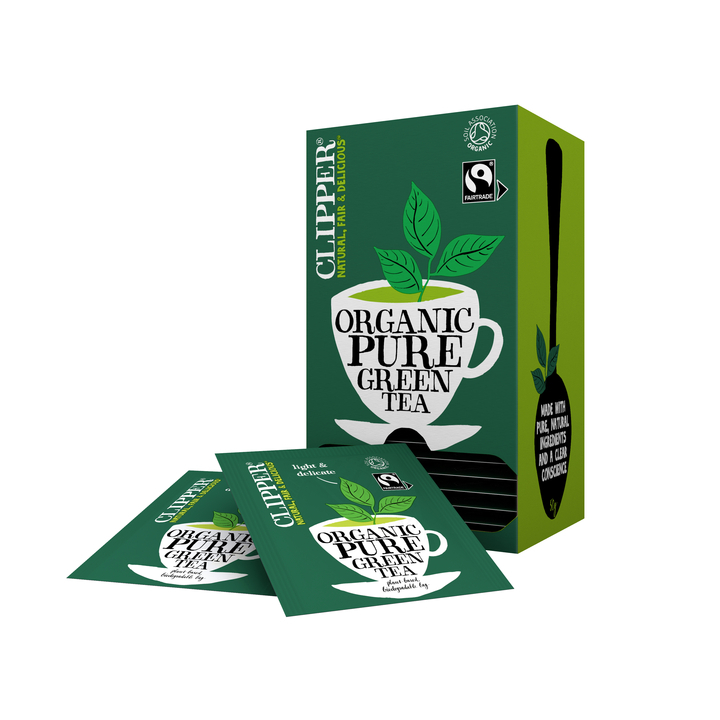 Clipper Fairtrade Bio, groene thee, organic pure, JD0052a (25 stuks) - 0