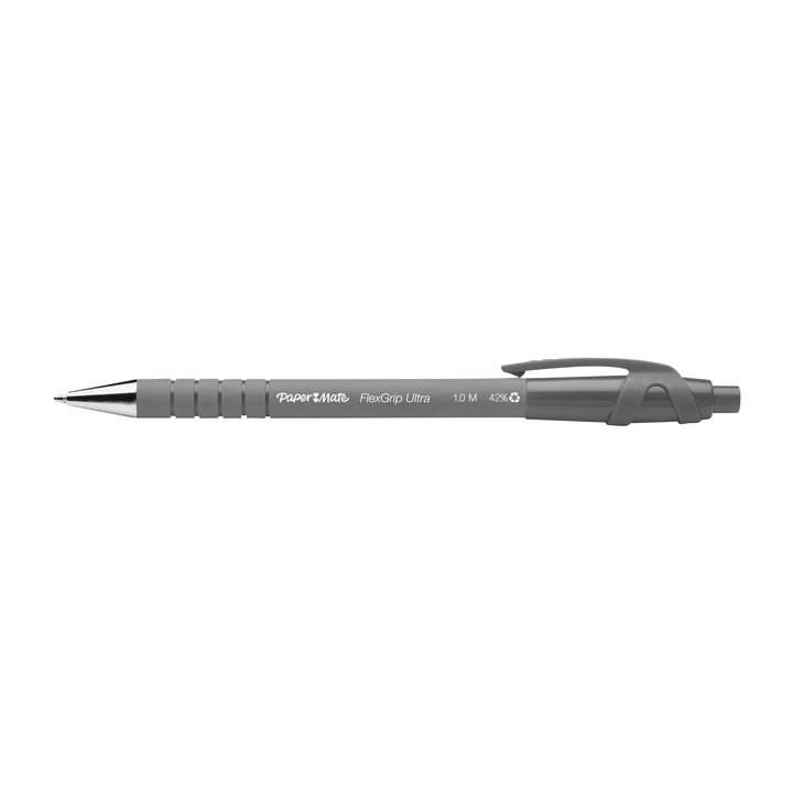 Balpen papermate flexgrip drukknop valuepack m zw PAK - 0