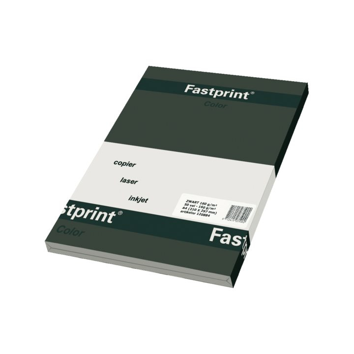 Kopieerpapier fastprint a4 80gr zwart - 1