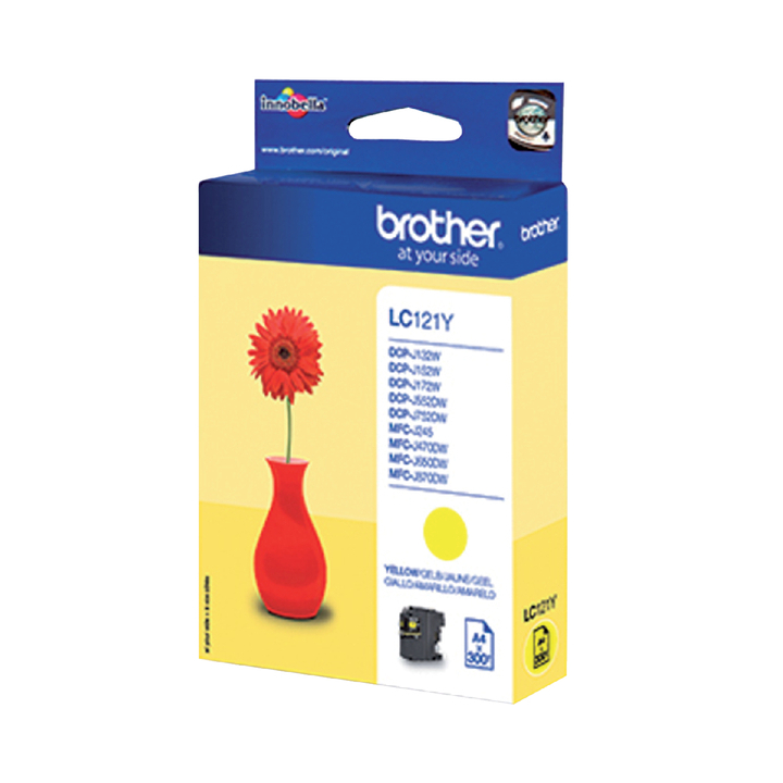 Inkcartridge brother lc-121 geel(lc-121y) - 0