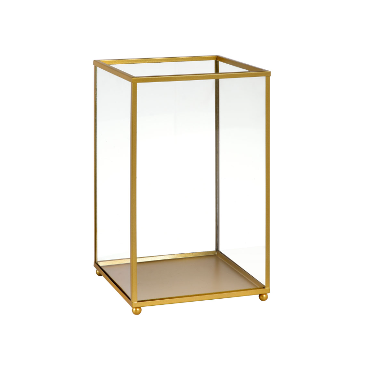 Duni | LED Lamphouder | 140x140x220mm | Kandelaar Noble Gold | 194597 (2 stuks) - 0